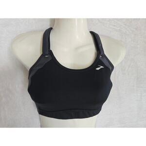 Brooks Juno Sports Bra Womens 34DD Black High Impact Running Style 350064